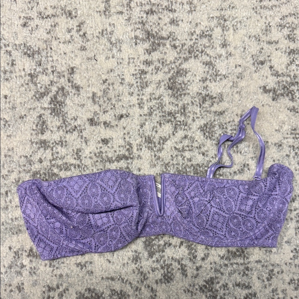 Elegant Purple Lace Bandeau